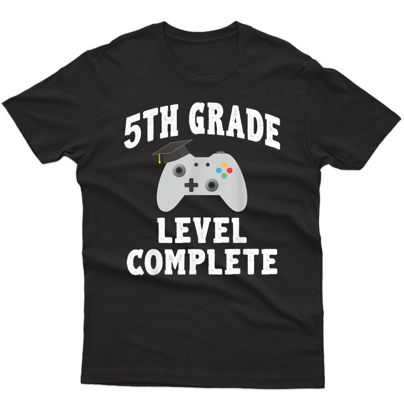 5th Grade Graduation Gamer Class Of 2021 Graduate T-shirt