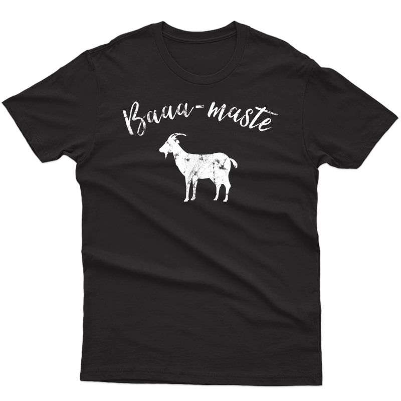 Baaa-maste Goat Yoga T-shirt