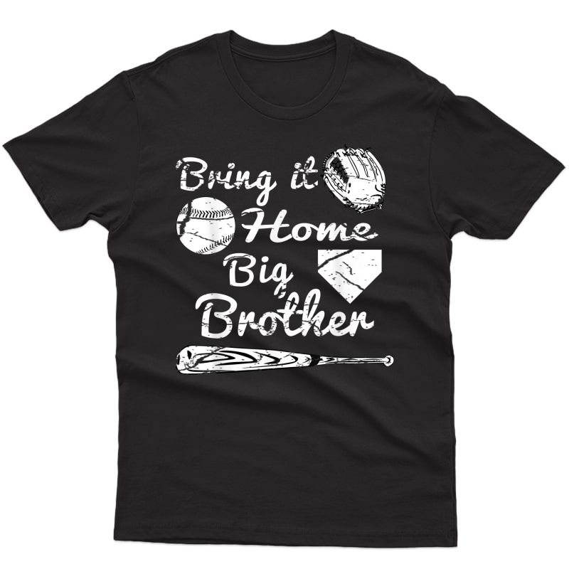 Big Brother Little Brother Baseball Shirts | Bring It Home T-shirt