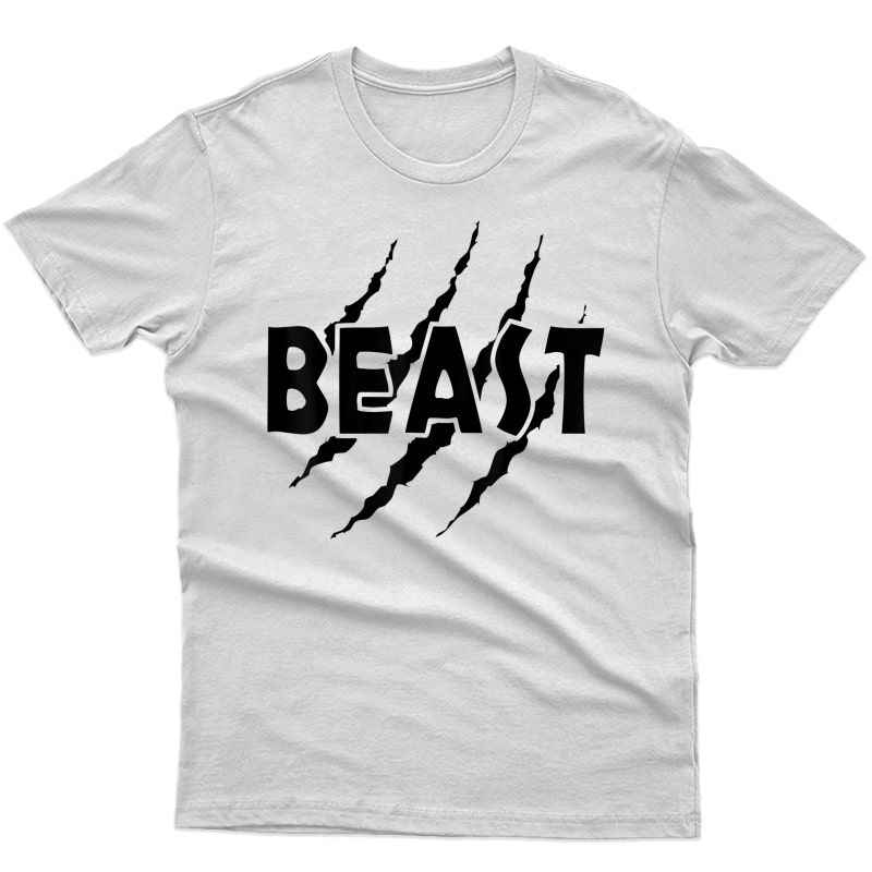 C523 Beast Gym Tshirt Workout Ness Mma Motivation Tee