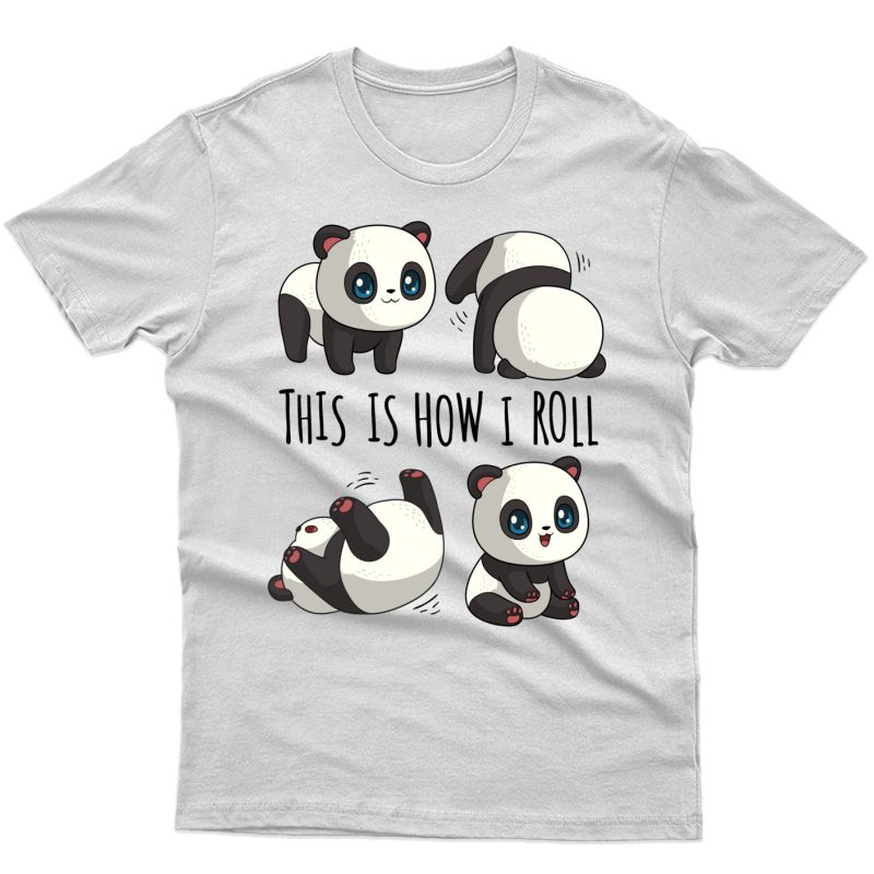 Chibi Cute Panda For Girls Little Bear Panda Gifts Panda Pullover Shirts