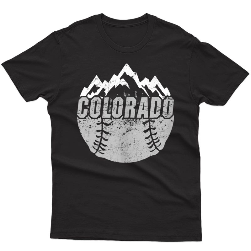 Colorado Baseball Rocky Mountains Design Tank Top Shirts