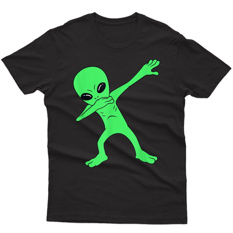 Dabbing Alien Halloween Funny Dab T Shirt