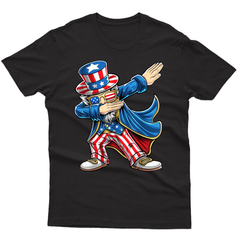 Dabbing Uncle Sam Shirt Patriotic 4th Of July Costume 