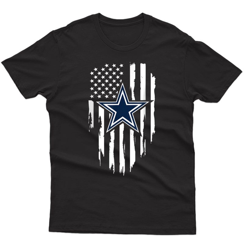 Dallas Fan Football Love Cow Best Gift Father's Day T-shirt
