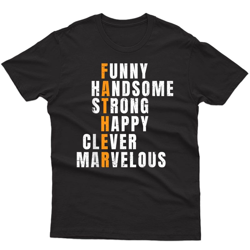 Father's Day Gift From Daughter Son Wife For Husband Dad T-shirt