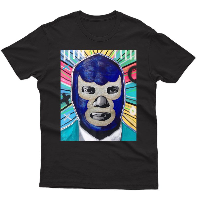Feel-ink Demon Blue Lucha Libre Mexican Wrestling Legend Premium T-shirt