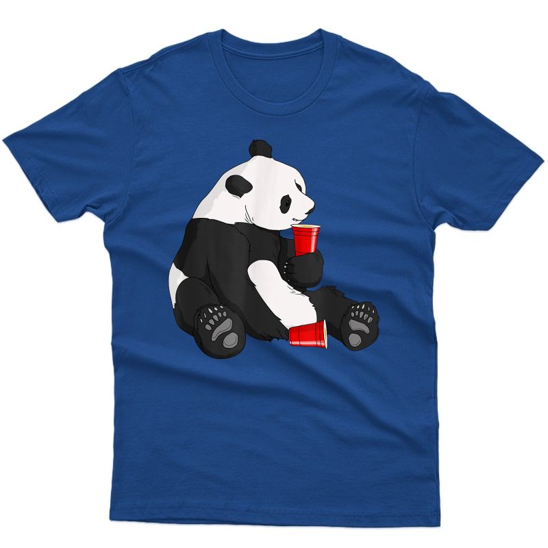 Funny Saturday Red Cup Panda For People Who Love Panda's T-shirt