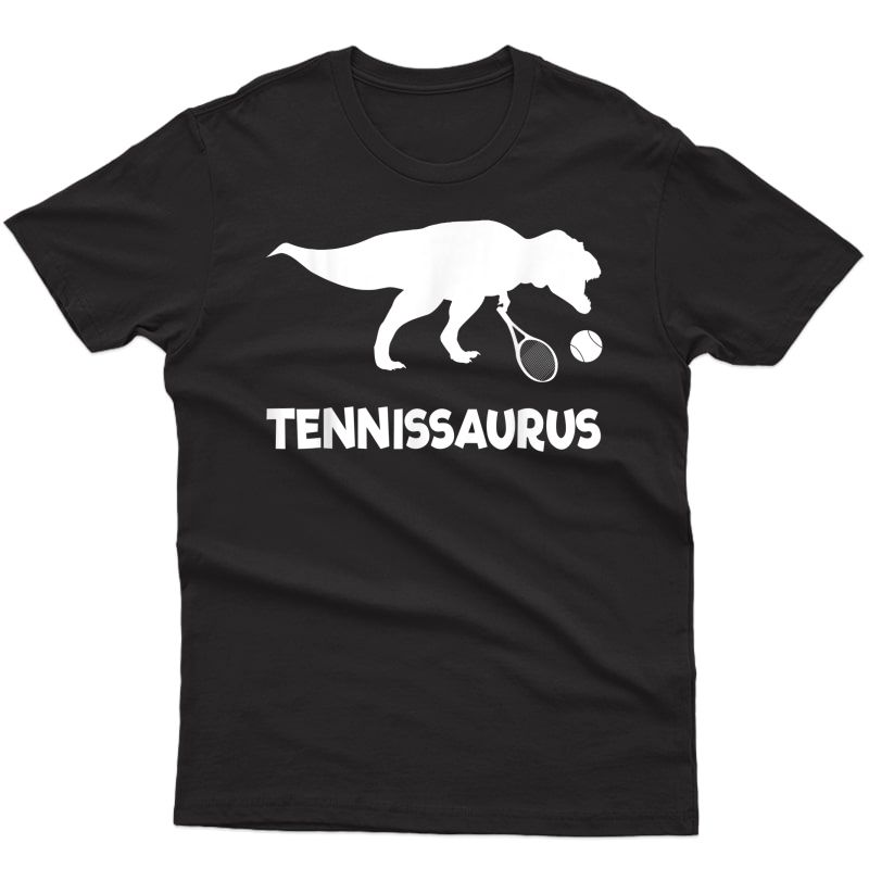 Funny Tennis Dinosaur T-shirt Gift (tennis Shirt)
