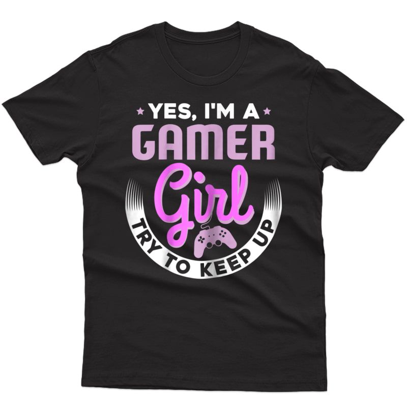 Gamer Girl Tshirt For Girl Gamer