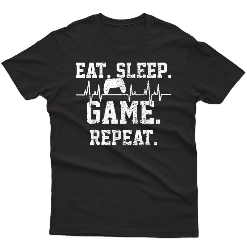 Gaming Gamer Game Heartbeat Gift T-shirt