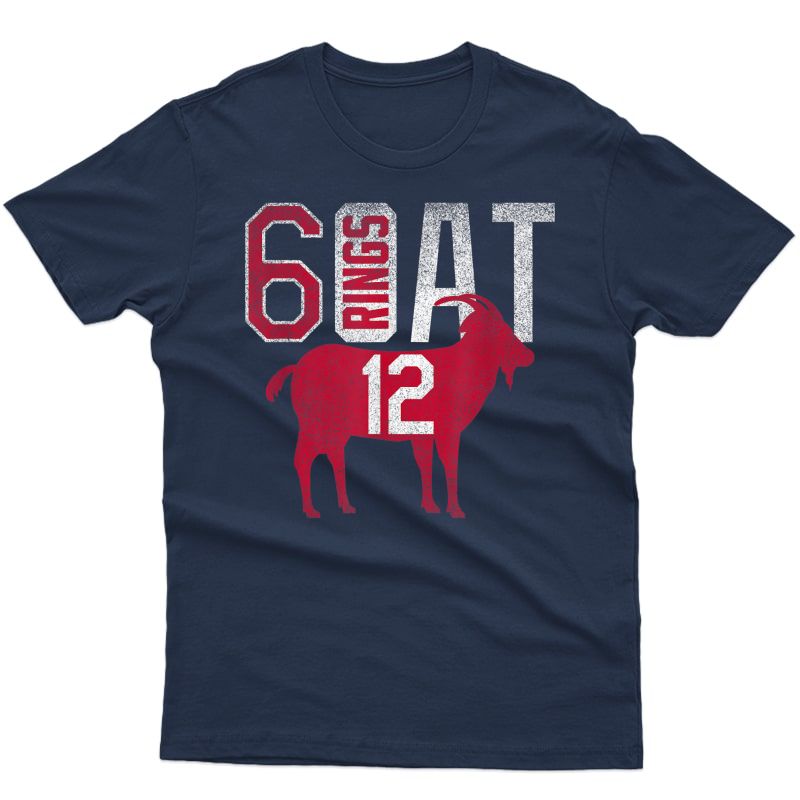 Greatest All Time Distressed New England Football Fan 6 Ring Shirts
