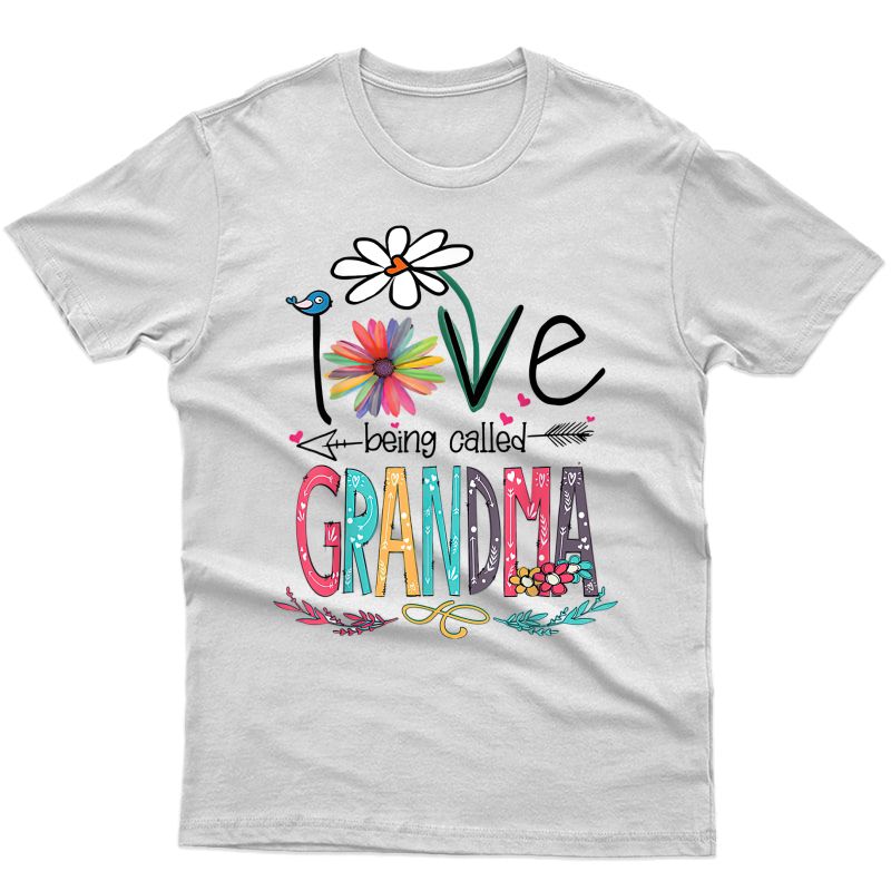 I Love Being Called Grandma Mimi Nana Gigi Lover T-shirt