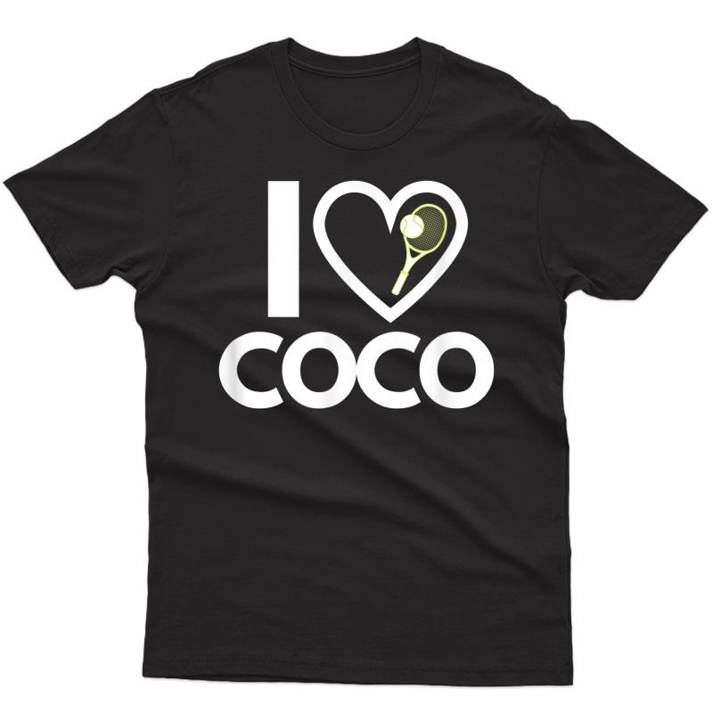 I Love Coco Tennis T-shirt