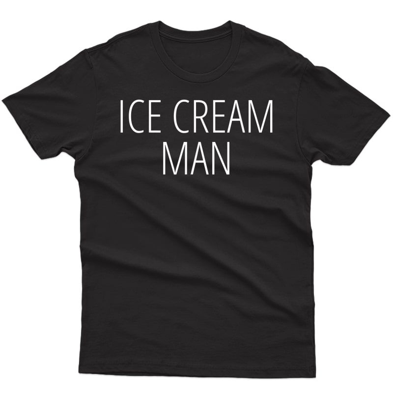 Ice Cream Man Halloween Costume T-shirt Funny Novelty Tee