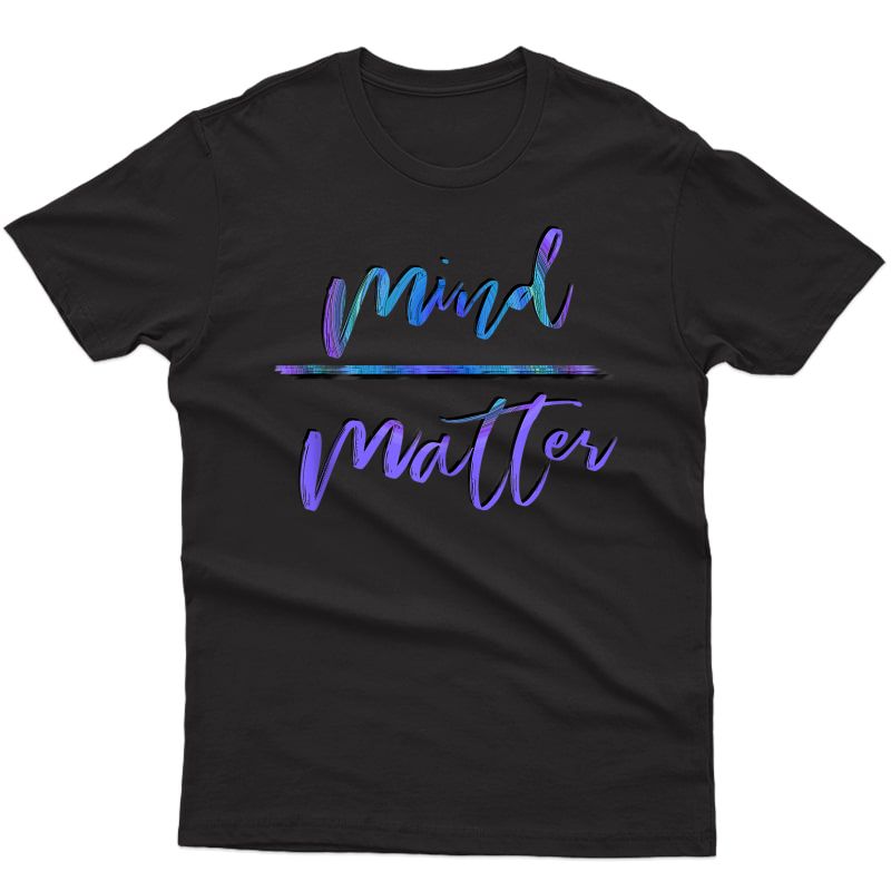Inspiring Gym Message, Mind Over Matter Tank Top Shirts