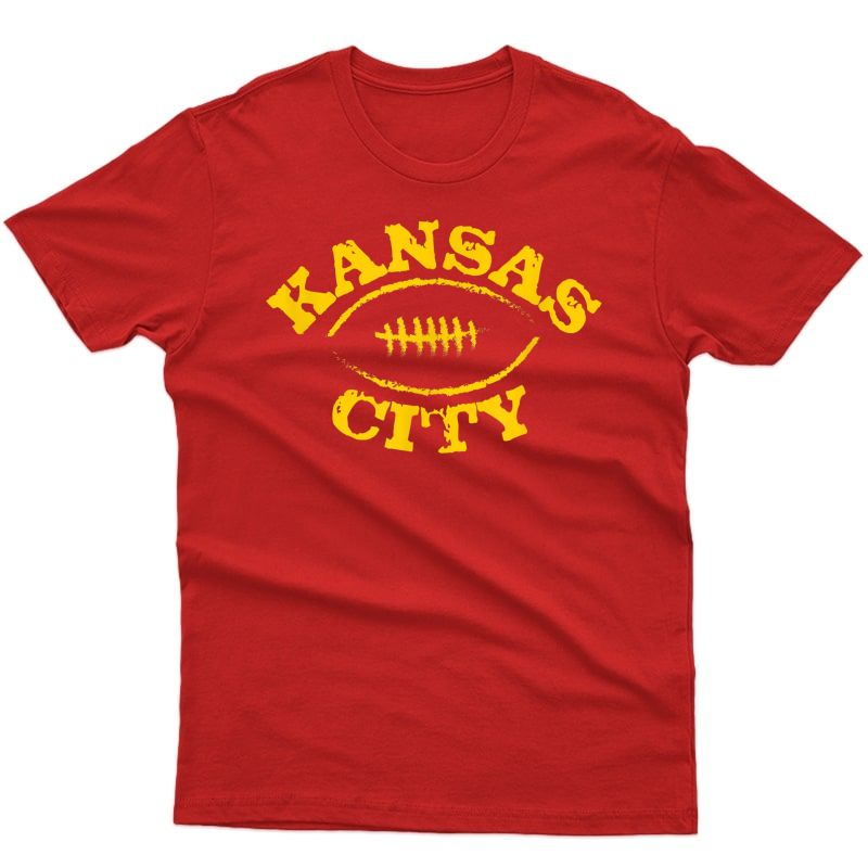 Kc Kansas City Vintage Love Kansas City Football T-shirt