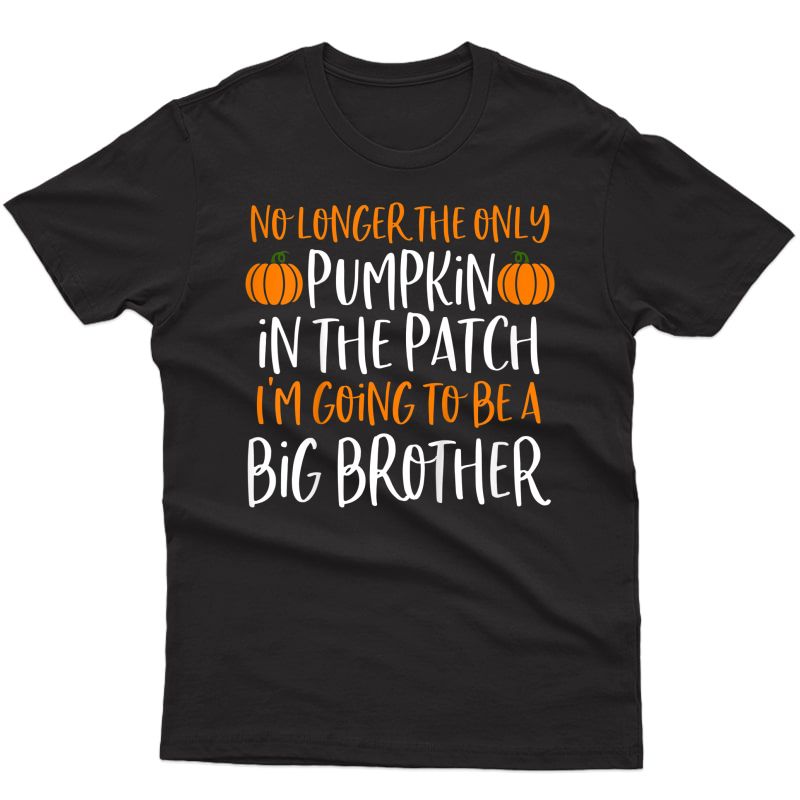  Big Brother Fall Pregnancy Announcet Shirt Halloween