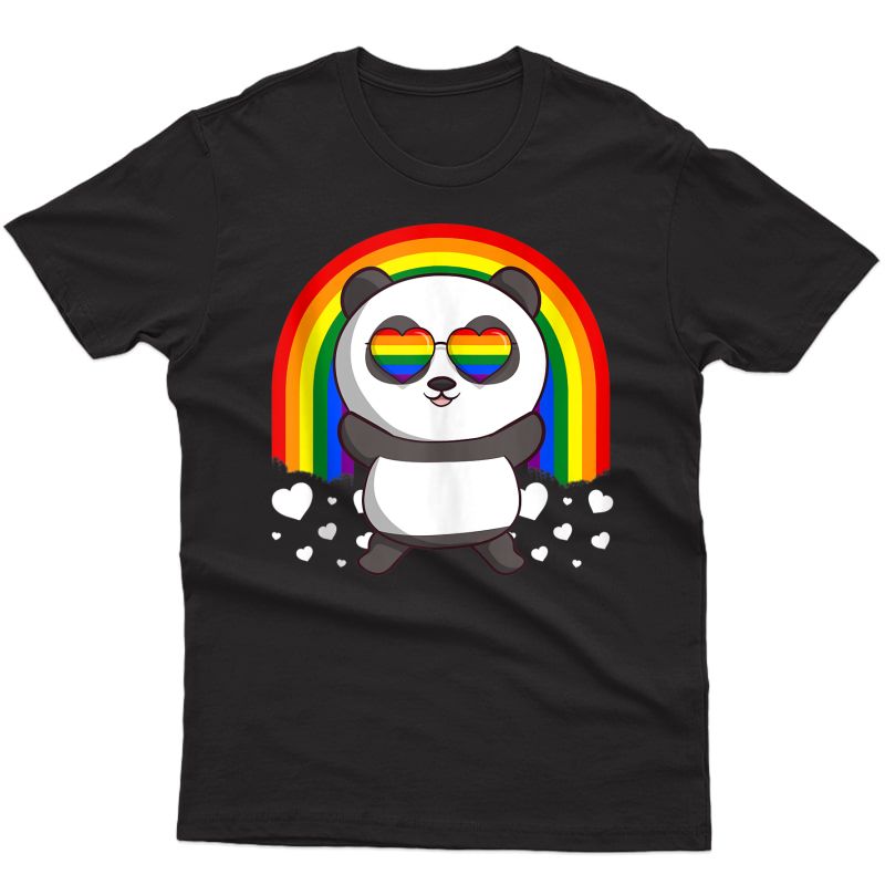 Lgbt Panda Bear Gay Pride Rainbow Lgbtq Cute Gift Tank Top Shirts
