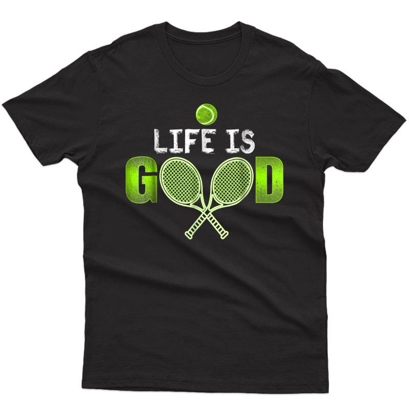  Tennis Racquet And Ball Sports Hobby T-shirt