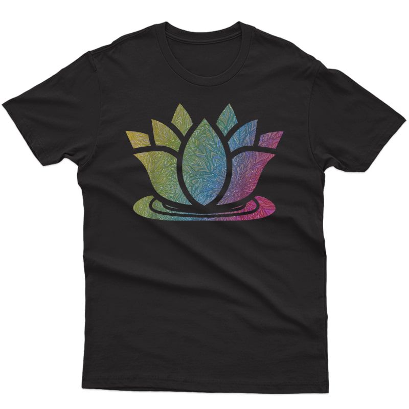 Lotus Flower Yoga Meditation Namaste Cute Gift T Shirt
