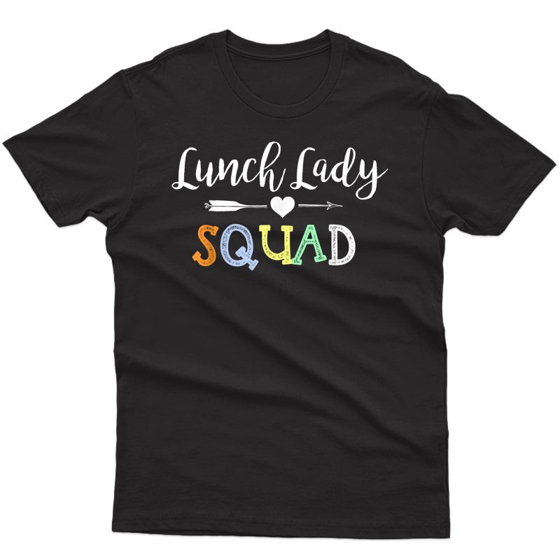 Lunch Lady Squad Tea Appreciation Lunch Rock T-shirt