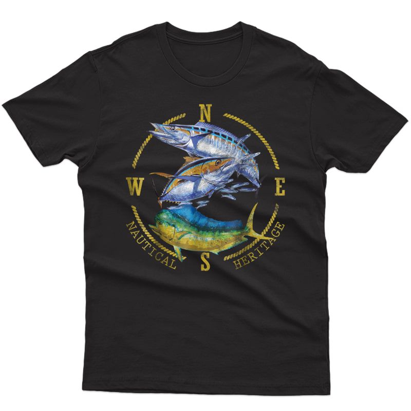 Mahi Mahi Tuna Kingfish L Fishing T-shirt & Design