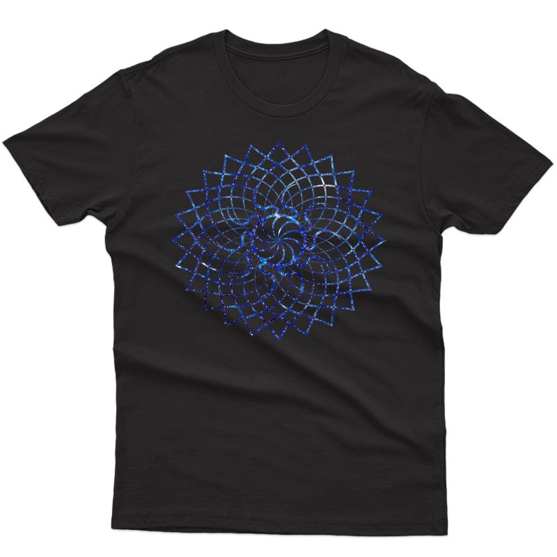 Mandala Geometry Sacred Fractal Art Yoga Mantra Good Vibe T-shirt