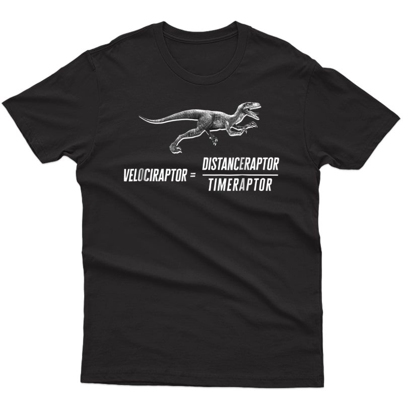 Math Geek Dinosaur Velociraptor Pun Lover Fan T Shirt V2