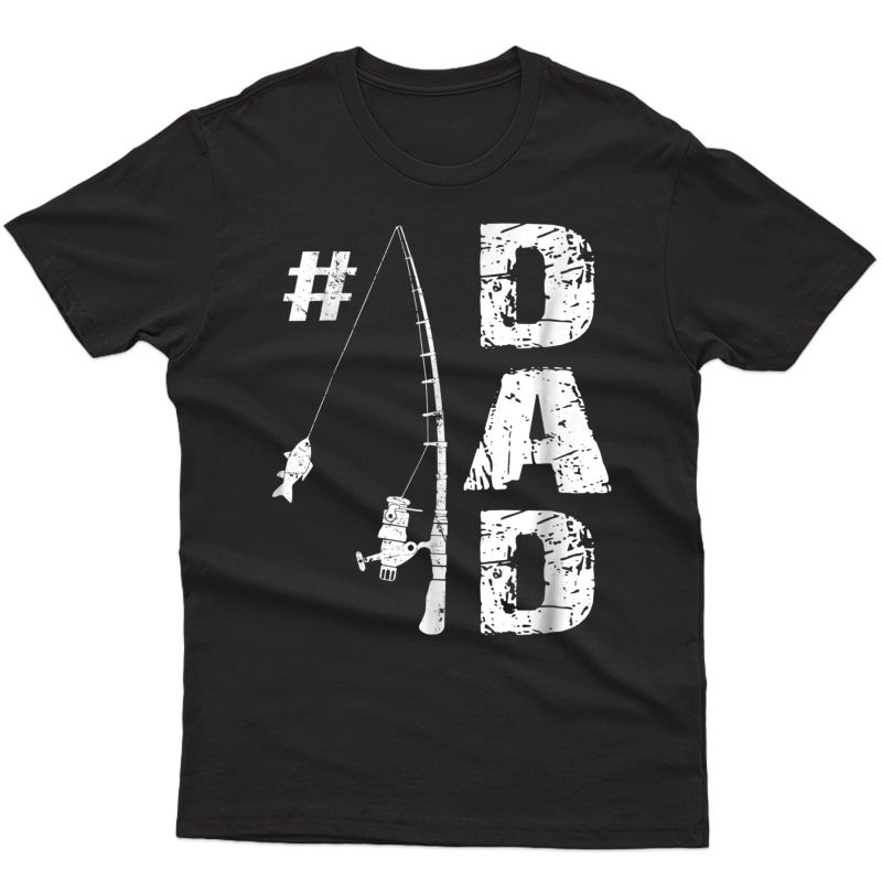 S #1 Dad Fishing Daddy Fathers Day Shirt