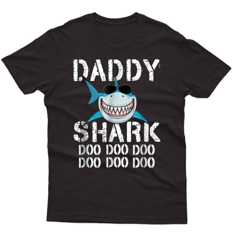 S Daddy Shark Doo Doo T-shirt Family Matching Tees
