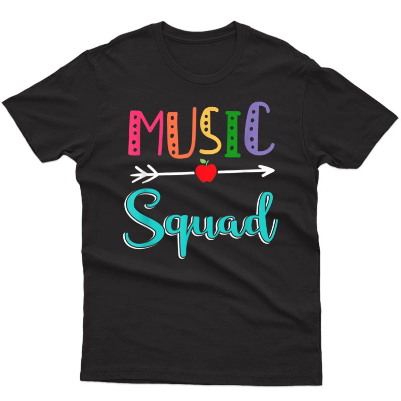 Music Squad Tea Back To School T-shirt