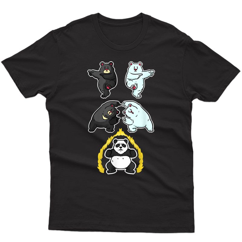 Panda Fusion T-shirt Funny Panda Bear T-shirt