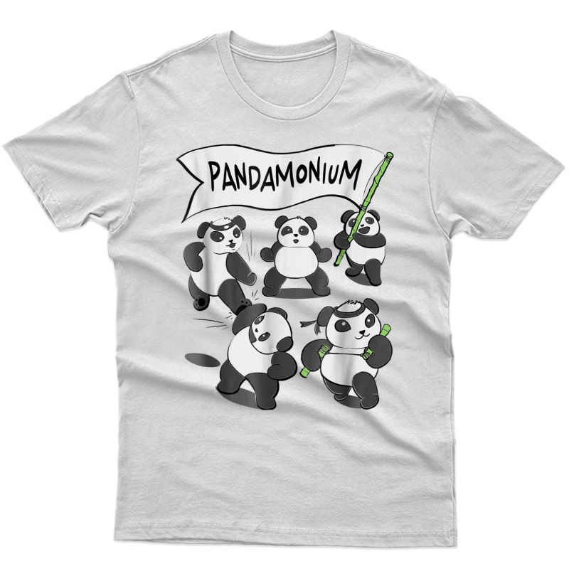 Pandamonium - Funny Panda Bear T-shirt Gift