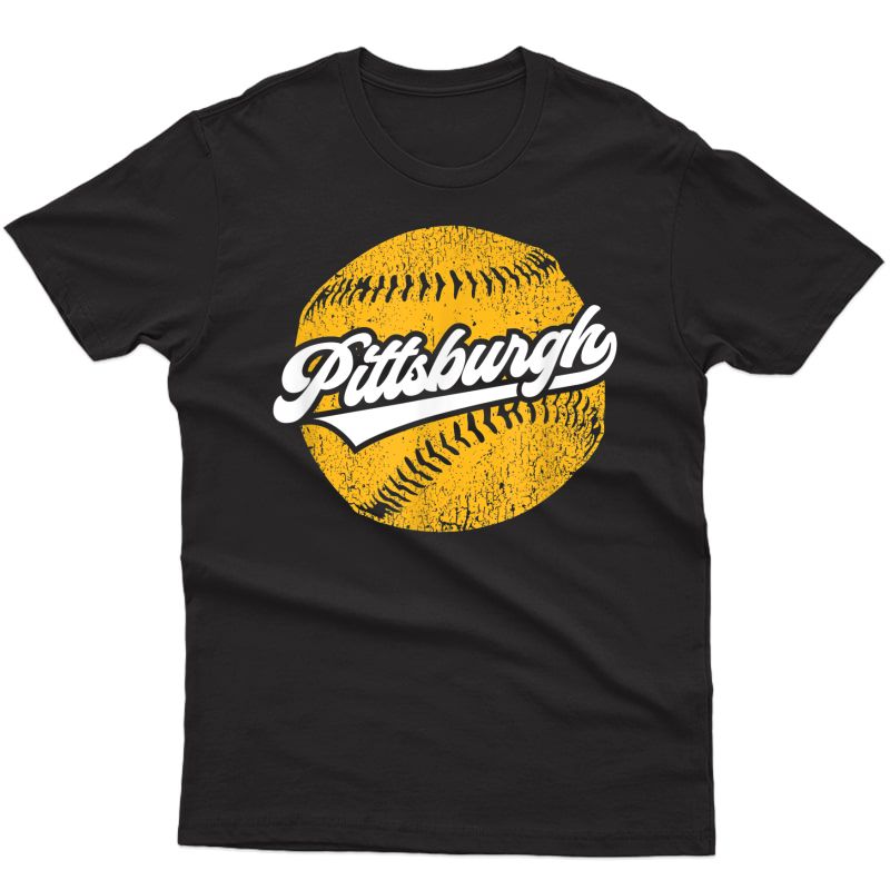 Pittsburgh Pride | Pittsburgh Vintage Pirate Baseball Gift T-shirt