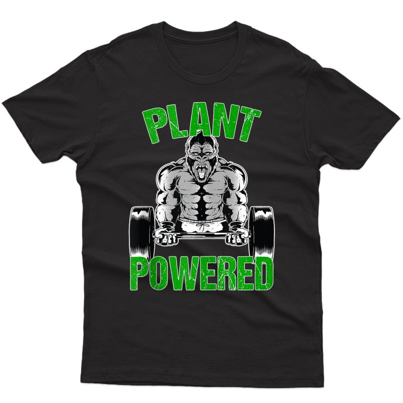 Plant Powered Shirt Vegan Gym Vegan Workout Ness Gift Tank Top