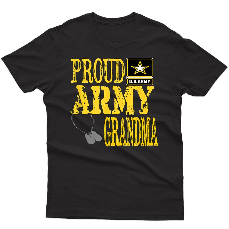 Proud Army Grandma Shirt Military Pride T Shirt