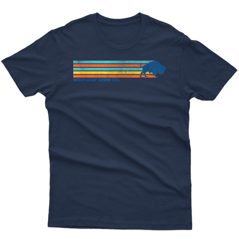 Retro Stripes - West Coast - Surfing Design T-shirt
