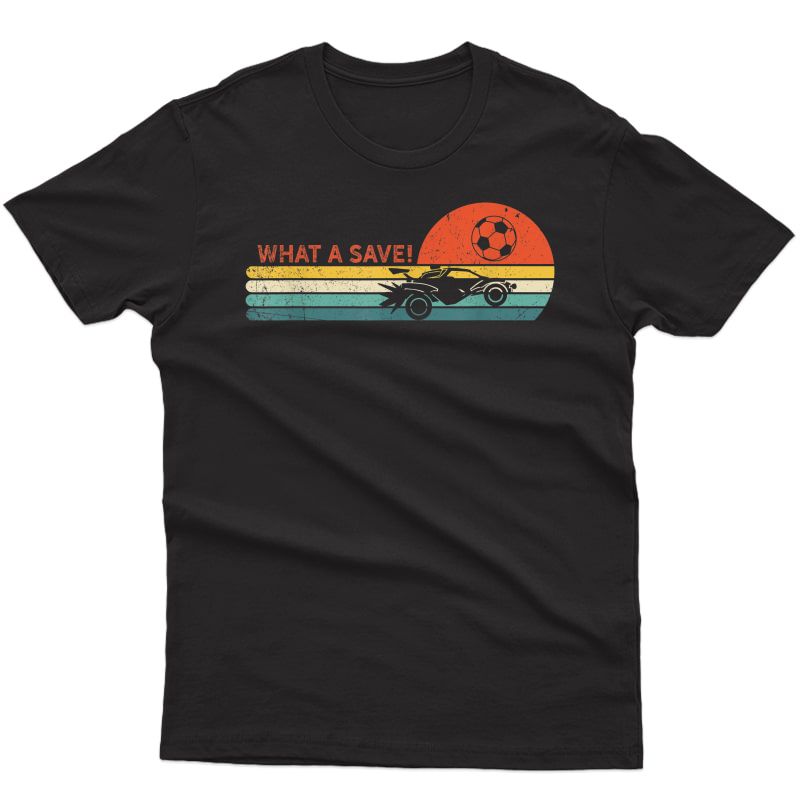 Rocket Rc Soccer Car Retro Style Gamer T-shirt