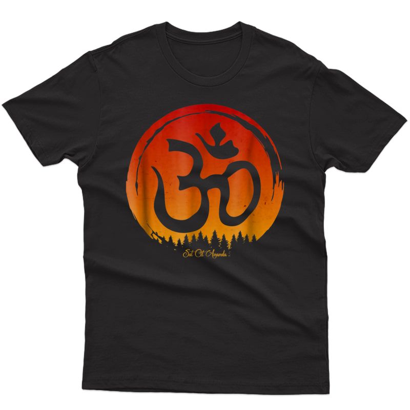 Sat Cit Ananda T Shirt Yoga Om Shirt Heavily Meditated Shirt