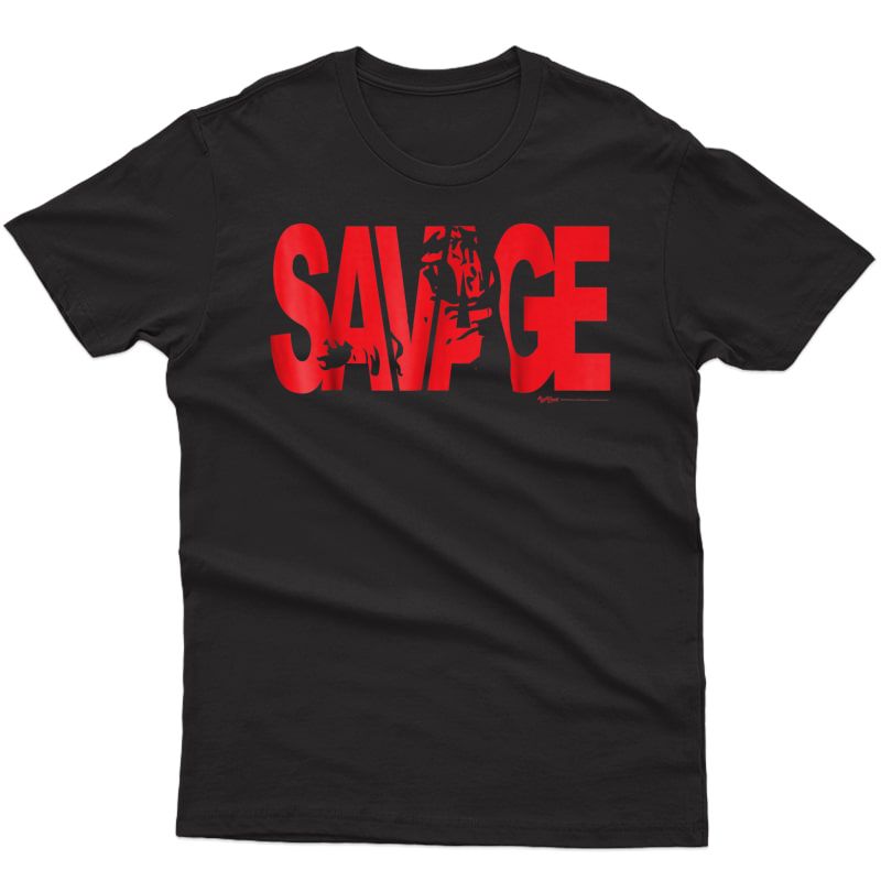 Savage Work Out Weight Lifting Gym T Shirt