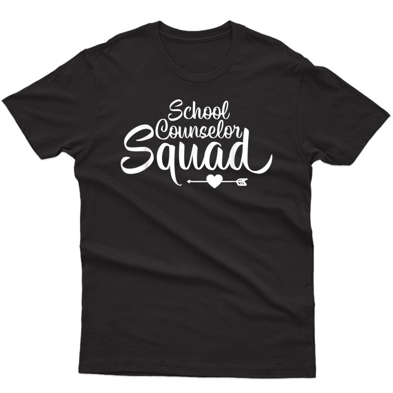 School Counselor Squad Back To School Pedantic Tea Gift T-shirt
