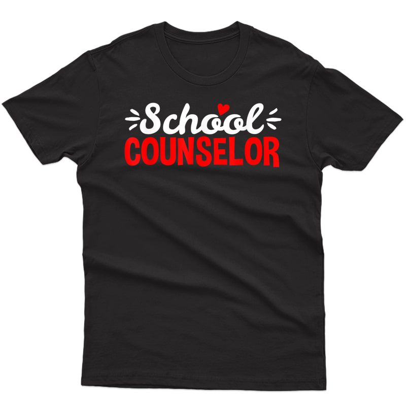 School Counselor Tea Guidance Counseling Gift T-shirt