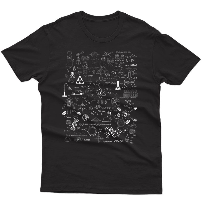 Science Physic Math Chemistry Biology Astronomy T Shirt