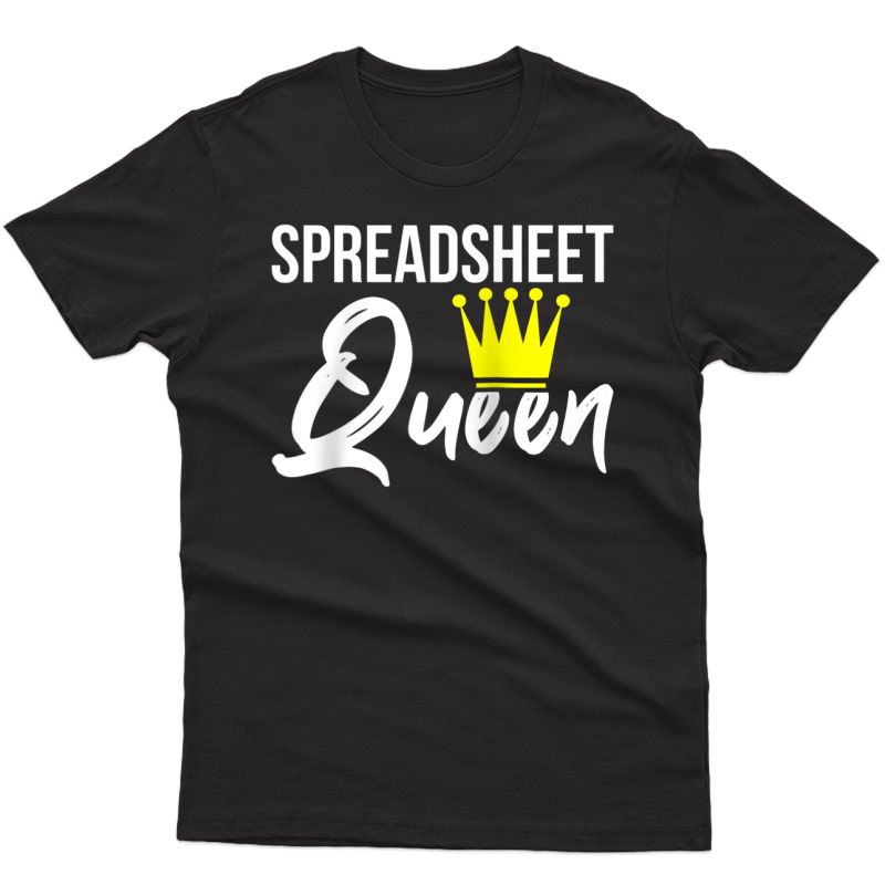 Spreadsheet Queen Bookkeeper Accountant Cpa Raglan Baseball Ts