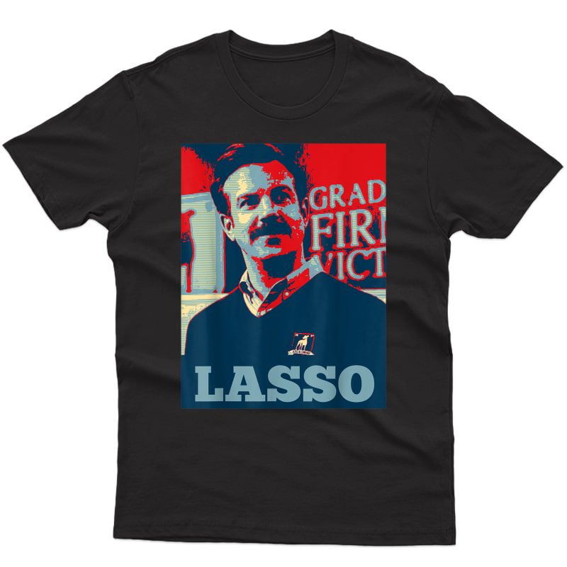 Ted Lasso Soccer Coach Patriotic Graphic Design T-shirt