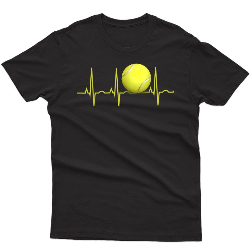 Tennis Heartbeat Shirt Tennis T-shirt For Players & Coaches T-shirt