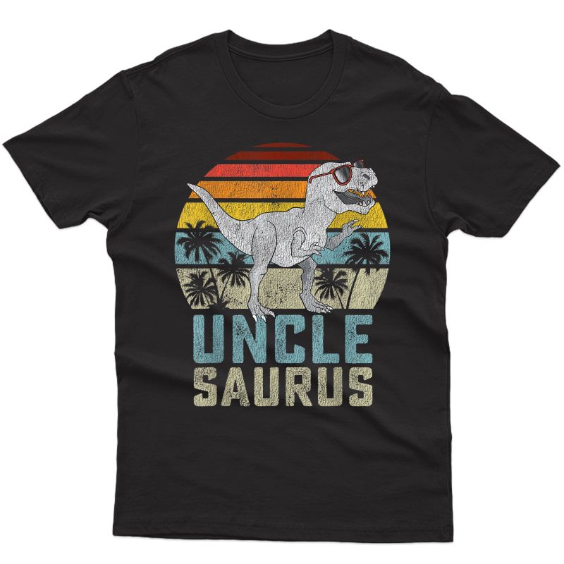 Unclesaurus T Rex Dinosaur Uncle Saurus Family Matching T-shirt