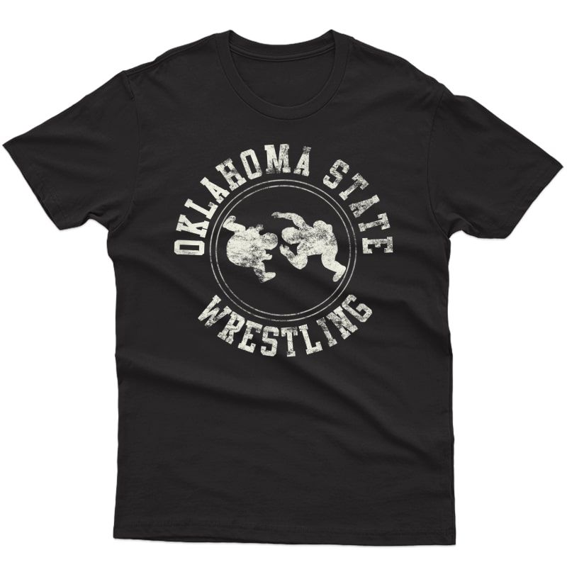 Vintage Oklahoma State Wrestling Logo Shirt