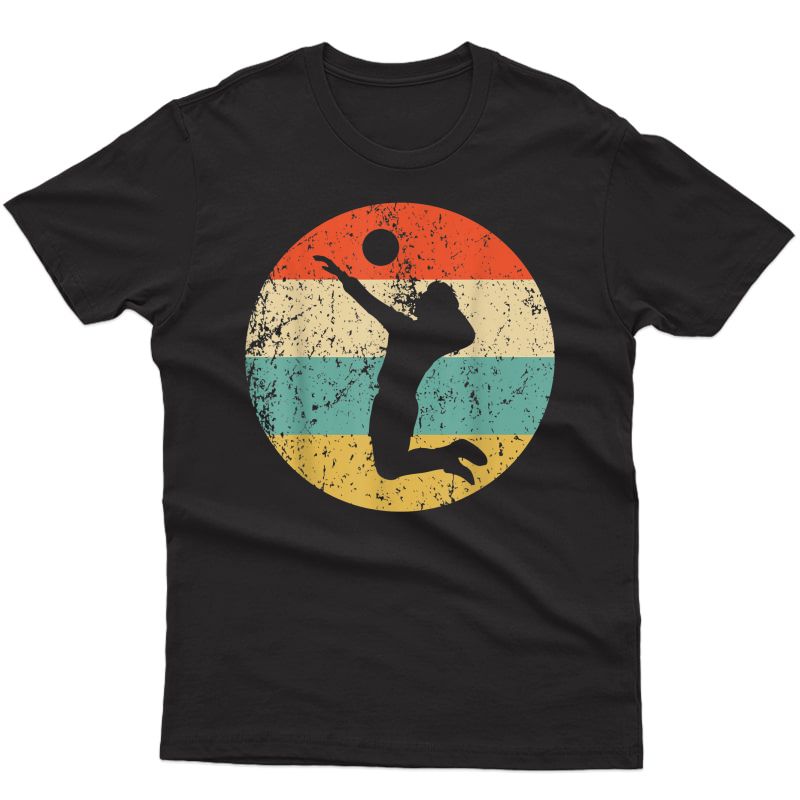 Volleyball Shirt - Vintage Retro Volleyball Player T-shirt